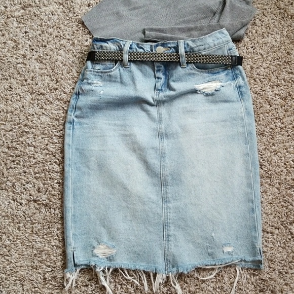 Jeans destroyed very stylish  skirt - Picture 2 of 8